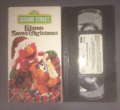 Sesame Street - Elmo Saves Christmas (VHS, 1996) RARE 74644994032 | eBay