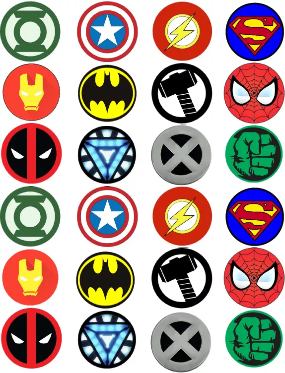 Superhero Logos Marvel