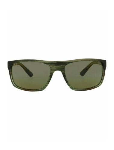 Maui Jim Unisex Shield/Wrap Green Green Green Fas… - image 1