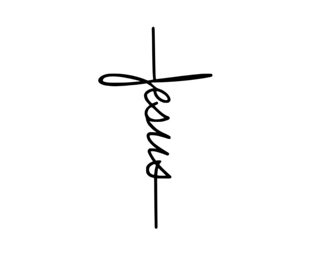 Jesus writing as a cross decal- Black | eBay