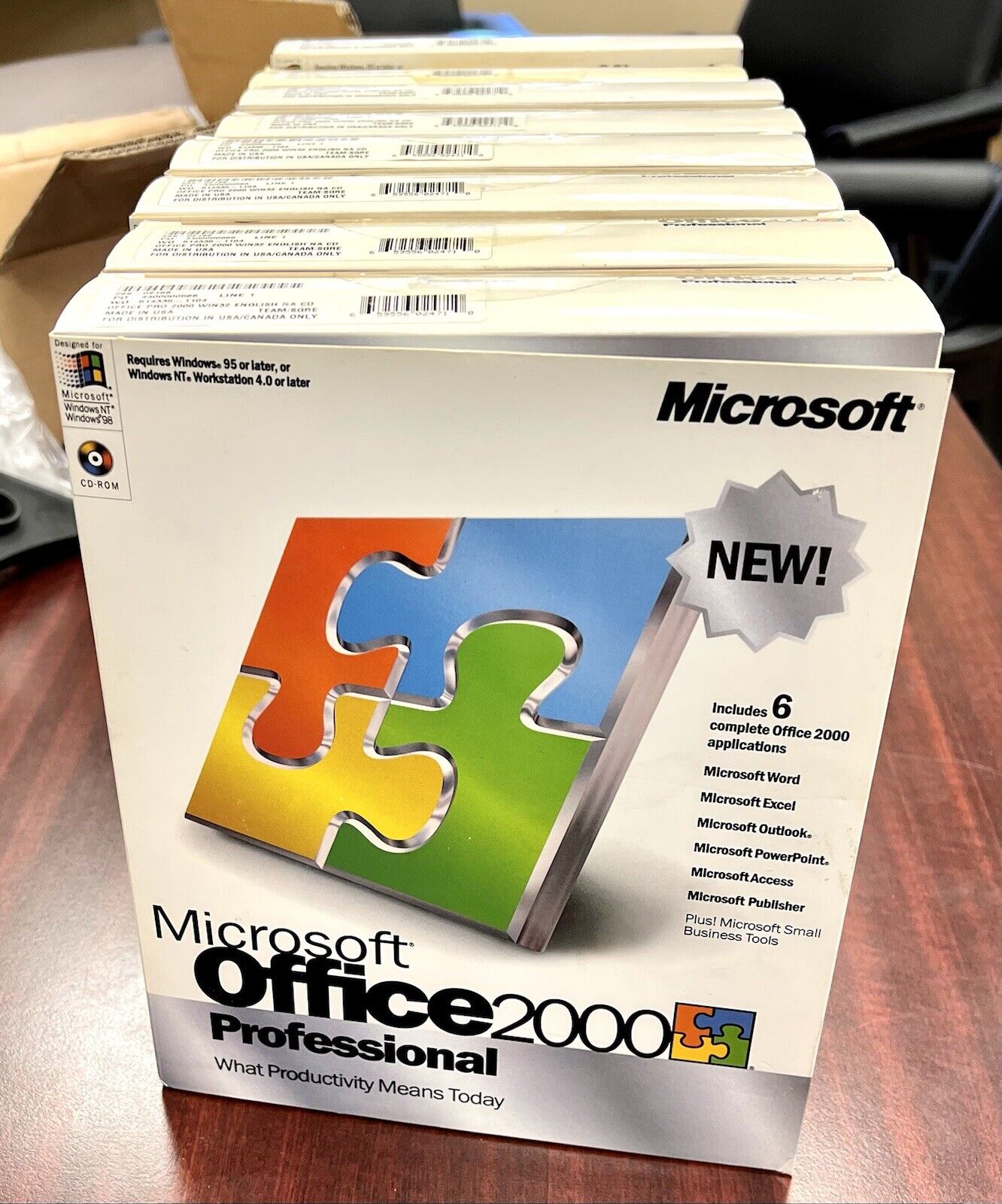 AUTHENTIC Microsoft Office 2000 Professional . Unopened . 2CDs Boxed. WITH  KEYS. 659556263034 | eBay