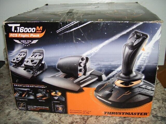 Thrustmaster T.16000M FCS Flight Pack - Stick TWCS throttle TFRP Rudder ...