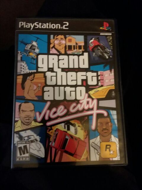 Grand Theft Auto Vice City PS2 Playstation 2 Great Condition. Case and ...