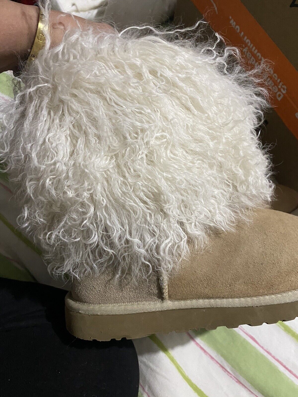 MONGOLIAN UGG  BOOTS SIZE 8 - image 6