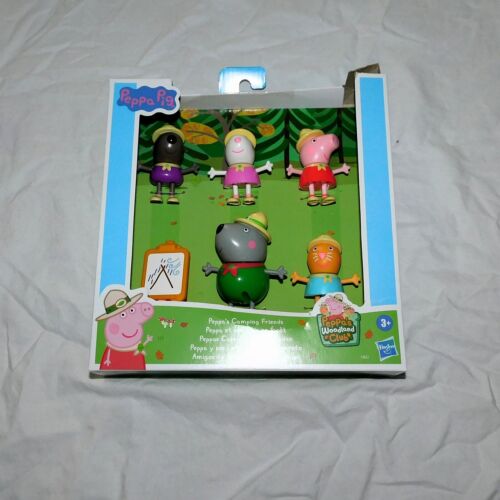 NEW Peppa Pig Camping Friends 5 Figures 1 Accessory Suzy Danny Mr Wolf ...