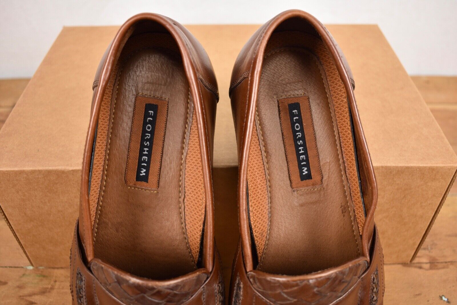 Florsheim Brown Moc Toe Penny Loafer Men's Size: … - image 8