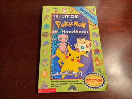 The Official Pokemon Handbook Vol 1 Rare 1999 First Printing Vintage ...