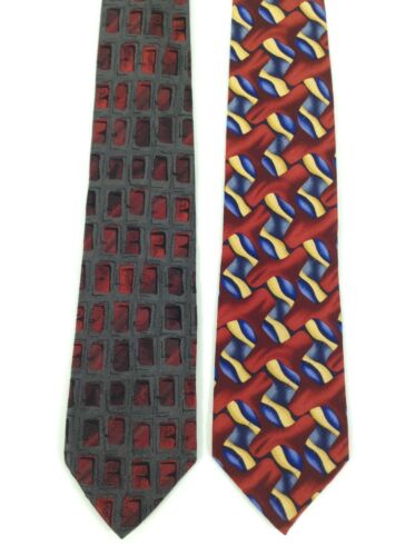 Jerry Garcia J. Garcia Red Tie Pattern Lot of 2