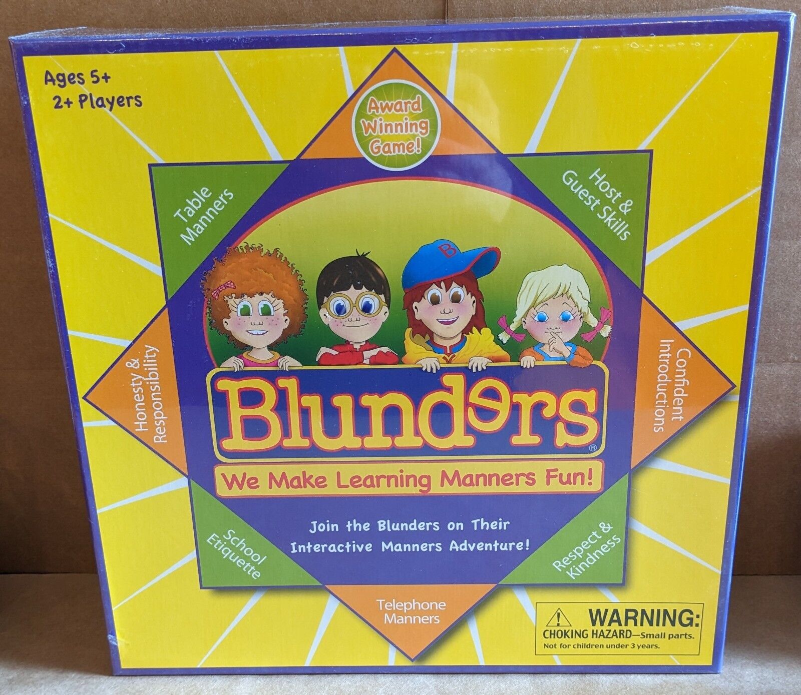 85115 Blunders Board Game, Patch Products - Learning Manners Game - For ...