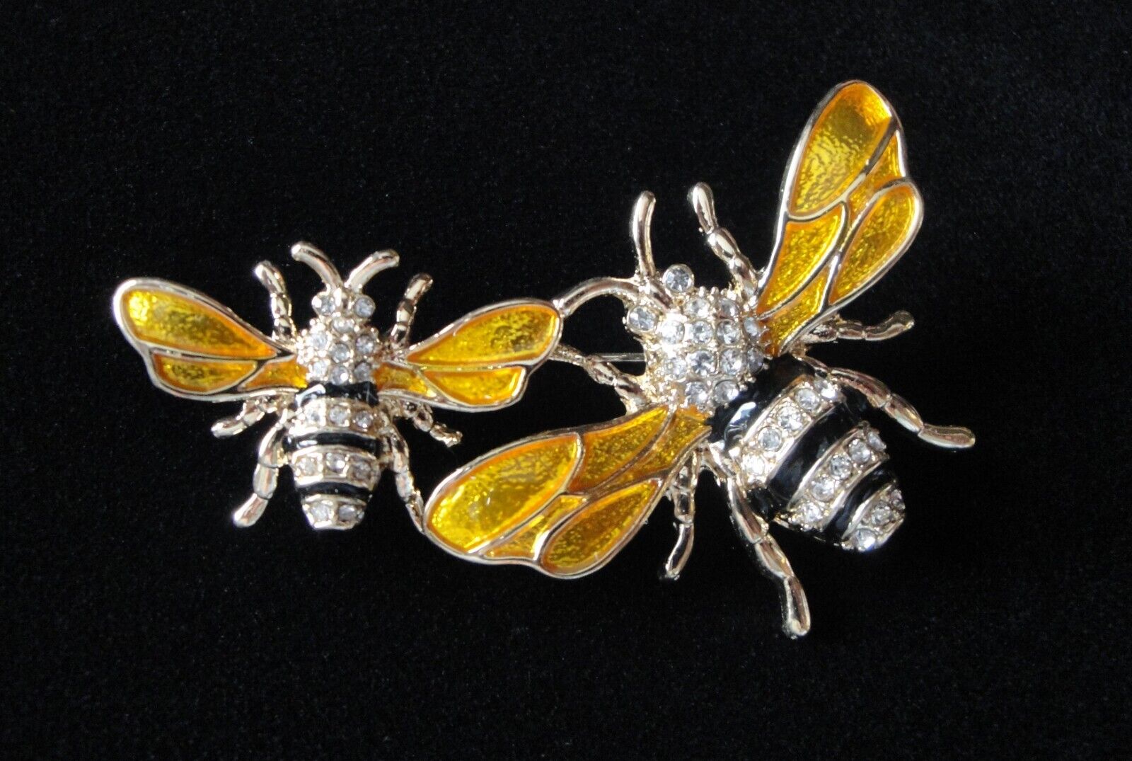 Vintage Napier Signed BEE Brooch Pin - image 1