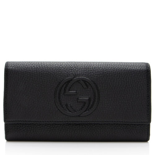 Gucci Leather Soho Continental Wallet