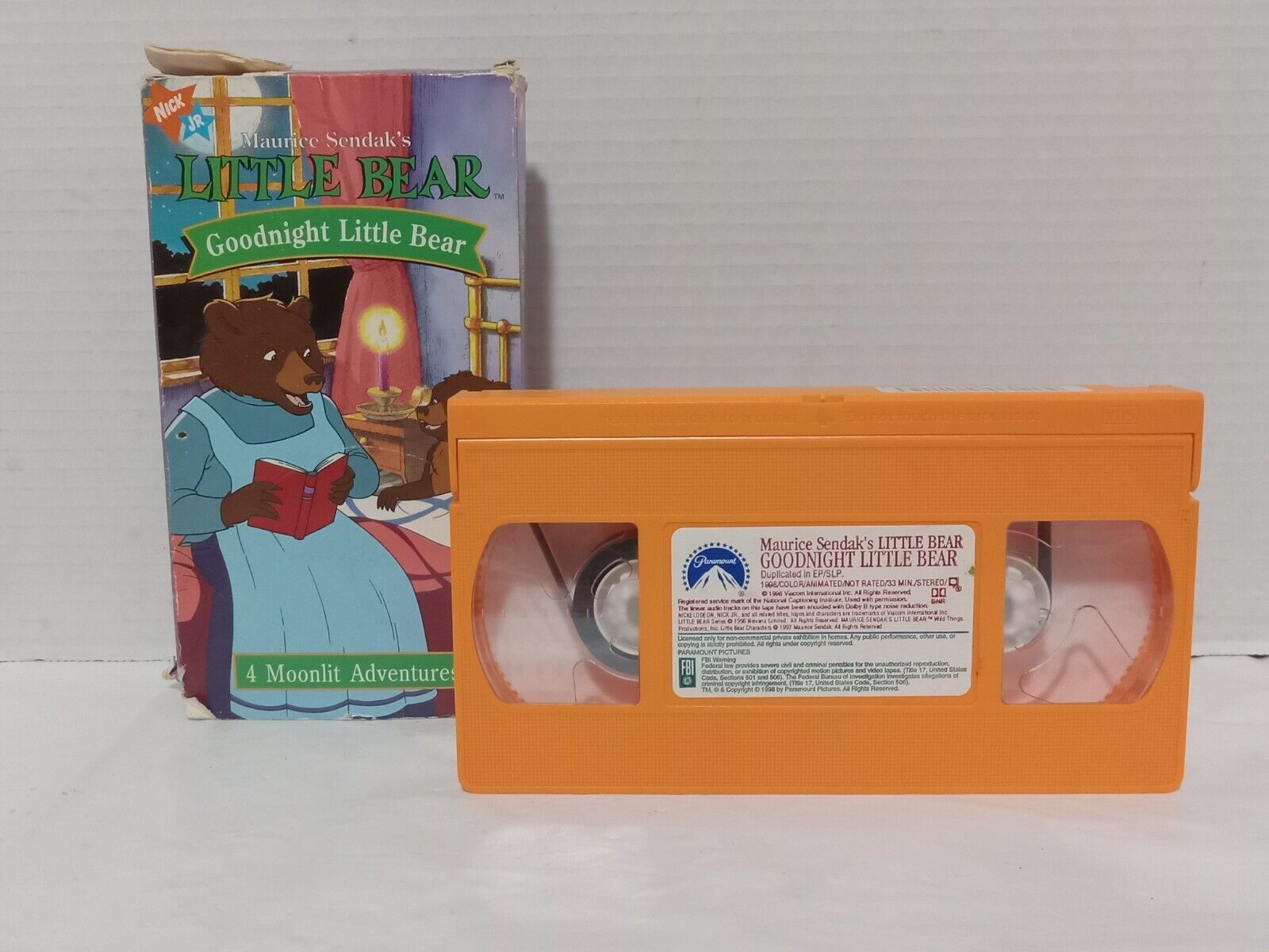 Maurice Sendak's Little Bear: Goodnight Little Bear (VHS, 1998) Nick Jr ...