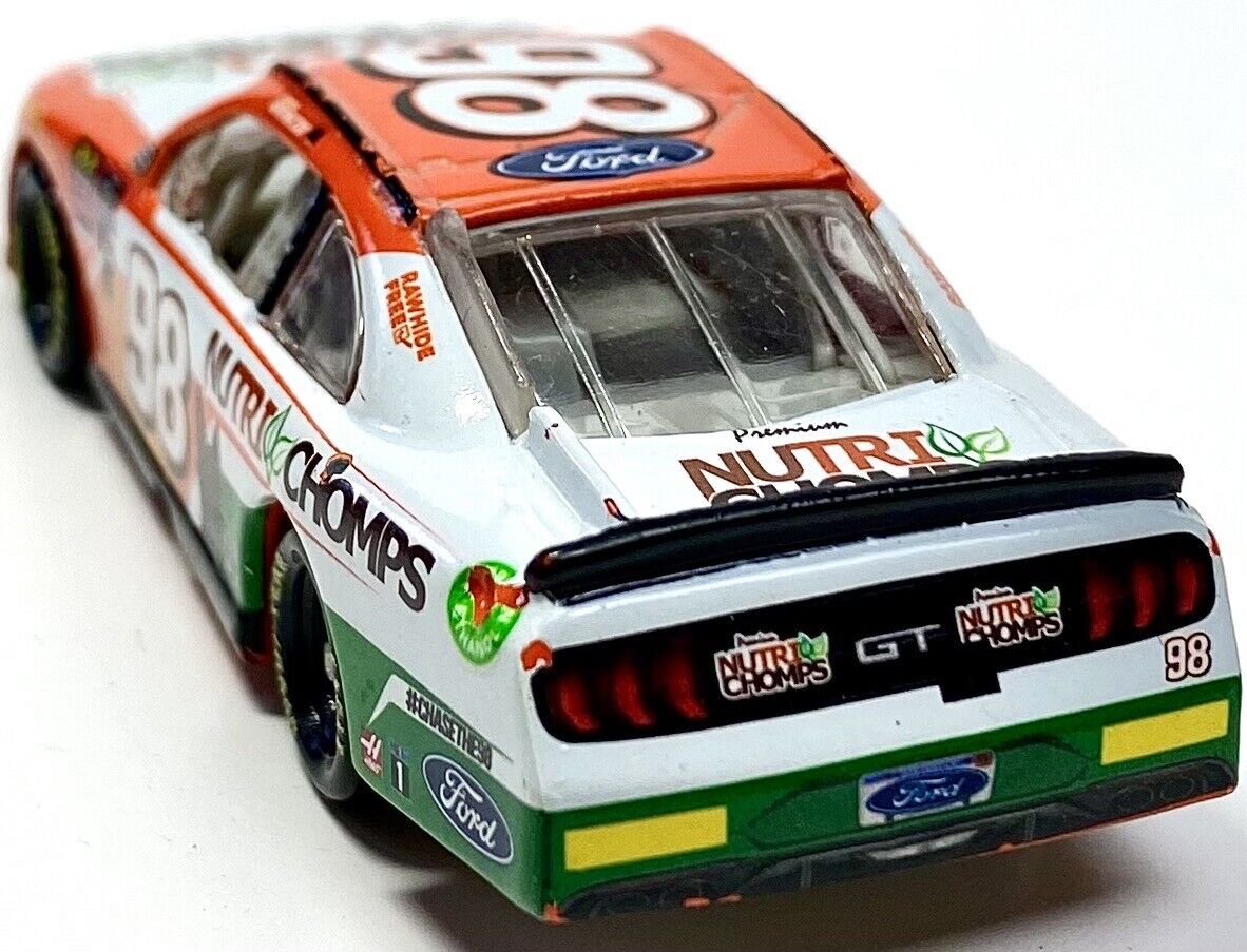 Nascar Authentics Chase Briscoe #98 Ford Mustang Nurti Chomps Orange 1: ... image.