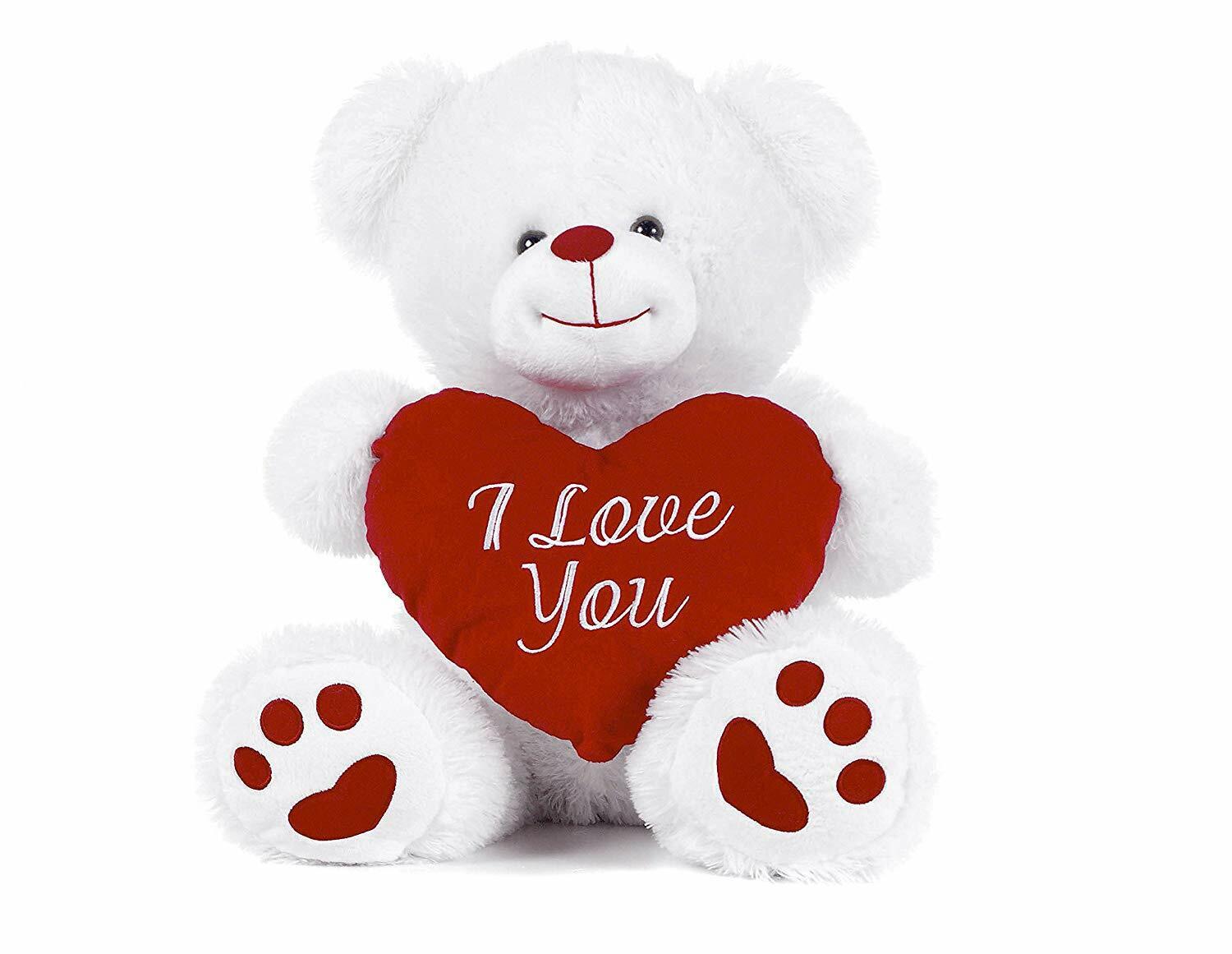 White Teddy Bear With Red Heart Online Discount Shop For Electronics Apparel Toys Books Games Computers Shoes Jewelry Watches Baby Products Sports Outdoors Office Products Bed Bath Furniture Tools