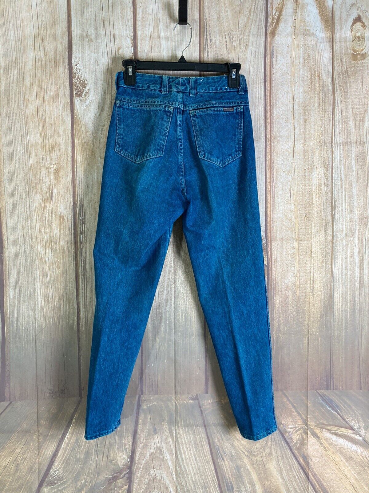 Vintage 80’s SASSON Acid Wash Teal Mom Jean Size … - image 2