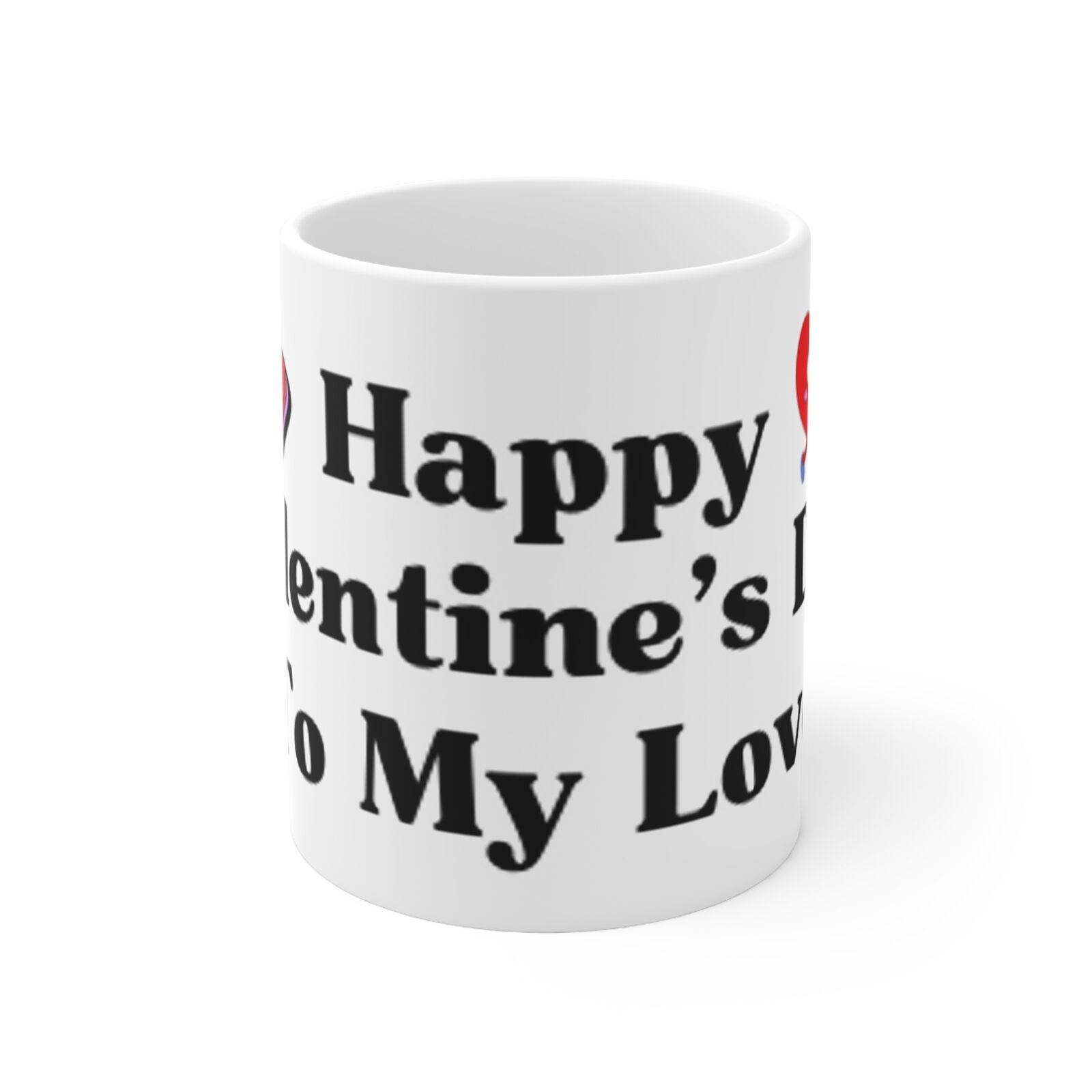 CUSTOM HAPPY VALENTINE'S DAY MUG | eBay