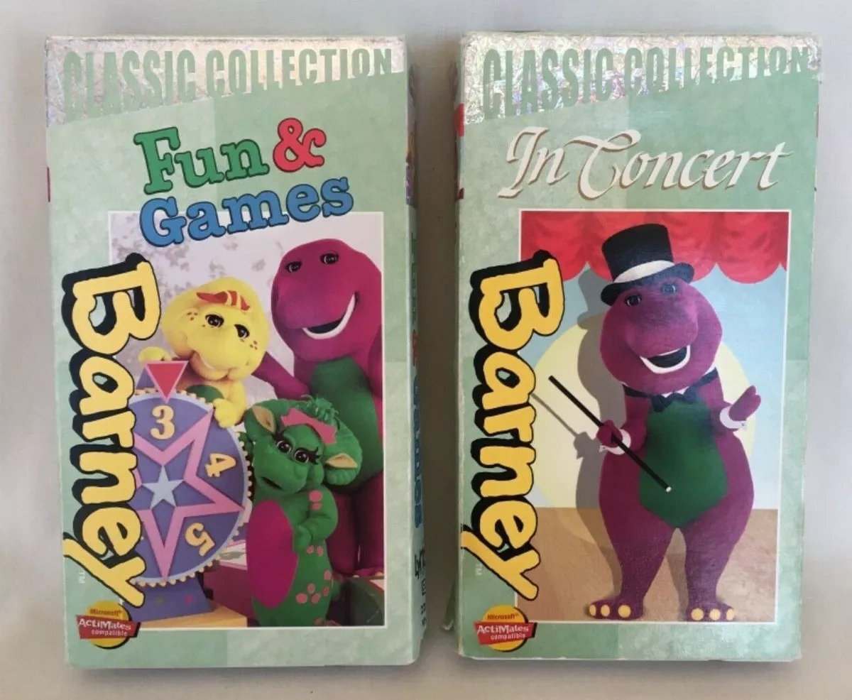 Barney Vhs Box