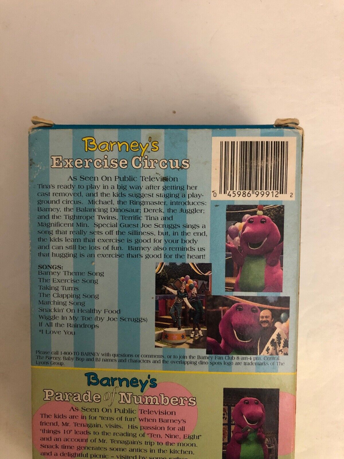 Barney Vhs Custom Trailers From Barneys Exercise Circus 1996 Vhs ...