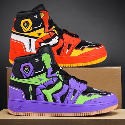 Custom AJ1 Evangelion Unit1-2 anime sneaker artwork shoes size EU45 ...