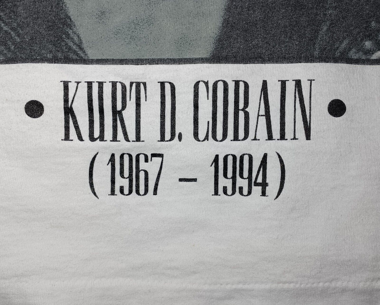 Vintage 1994 Kurt Cobain Single Stitch Memorial F… - image 3