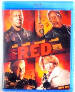 Bruce Willis Morgan Freeman RED Blu-Ray Movie | eBay