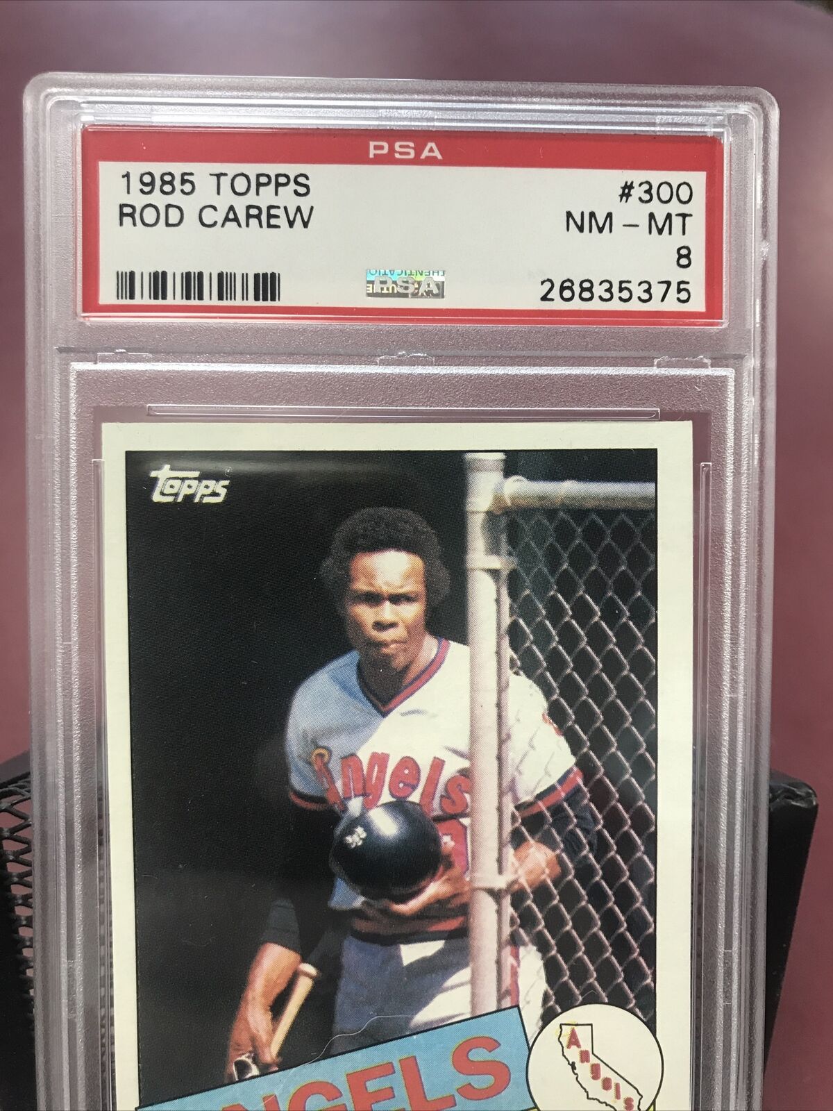 ROD CAREW 1985 Topps #300 PSA 8 NM-MT | eBay