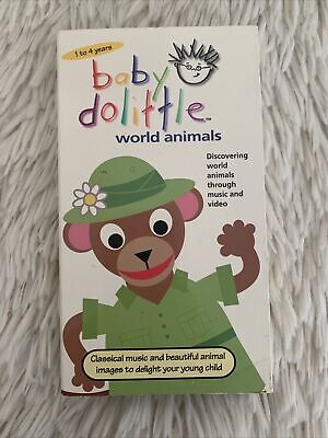 Baby Dolittle - World Animals (VHS, 2001) Tested Works Rare Baby ...