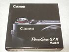 PowerShot G7X Mark II 2 Black Compact Digital Camera w/ Box READ