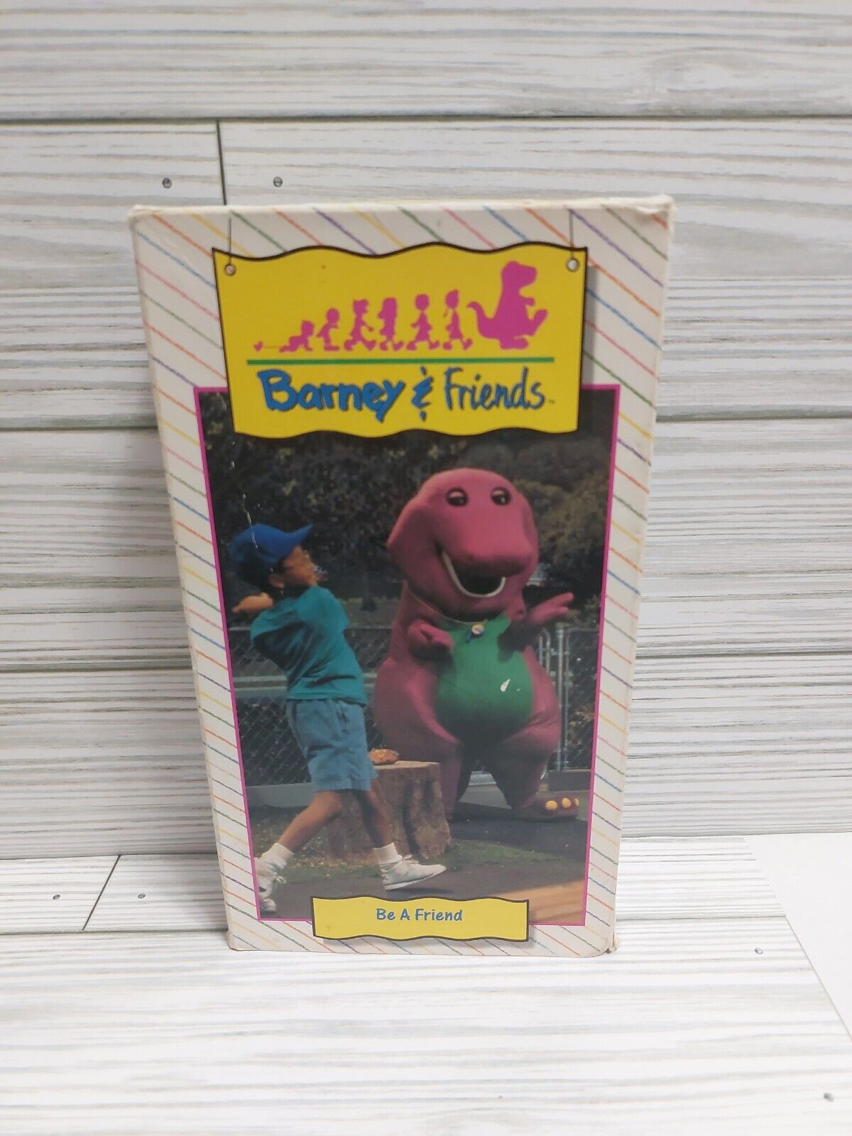 BARNEY BE A FRIEND VHS TIME LIFE VIDEO PURPLE DINOSAUR & FRIENDS | eBay