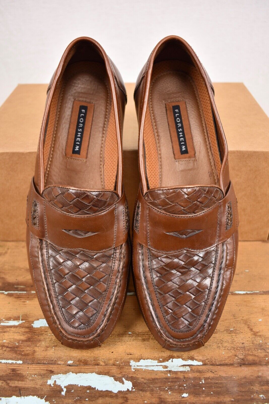 Florsheim Brown Moc Toe Penny Loafer Men's Size: … - image 5