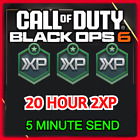 CALL OF DUTY BLACK OPS 6 BO6 2XP 20 HOURS 2XP RANK + WEAPON XP CODE GLOBAL