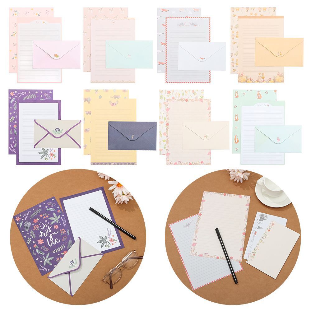 Variety Designs With Envelopes 3PCS Writing Paper 6PCS Letter ...