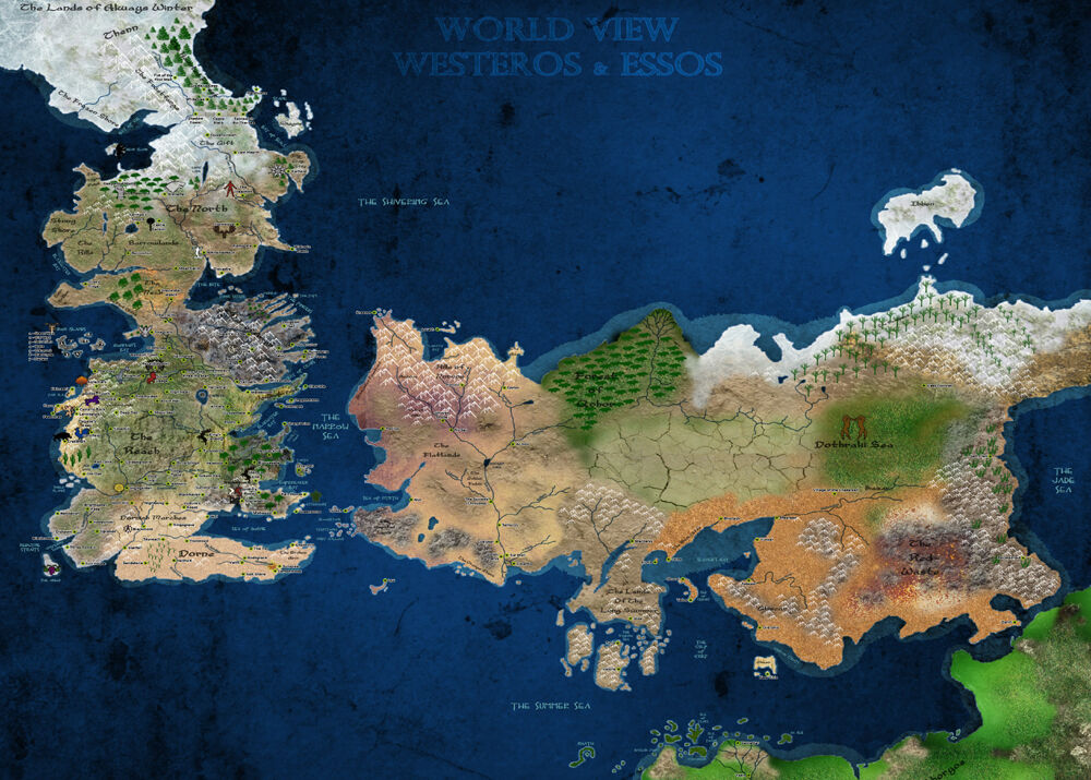 Game Of Thrones Map Westeros And Essos Game Of Thrones Map Map | Sexiz Pix