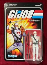 Super7 ReAction GI JOE STORM SHADOW 3.75  Action Figure  18 card back