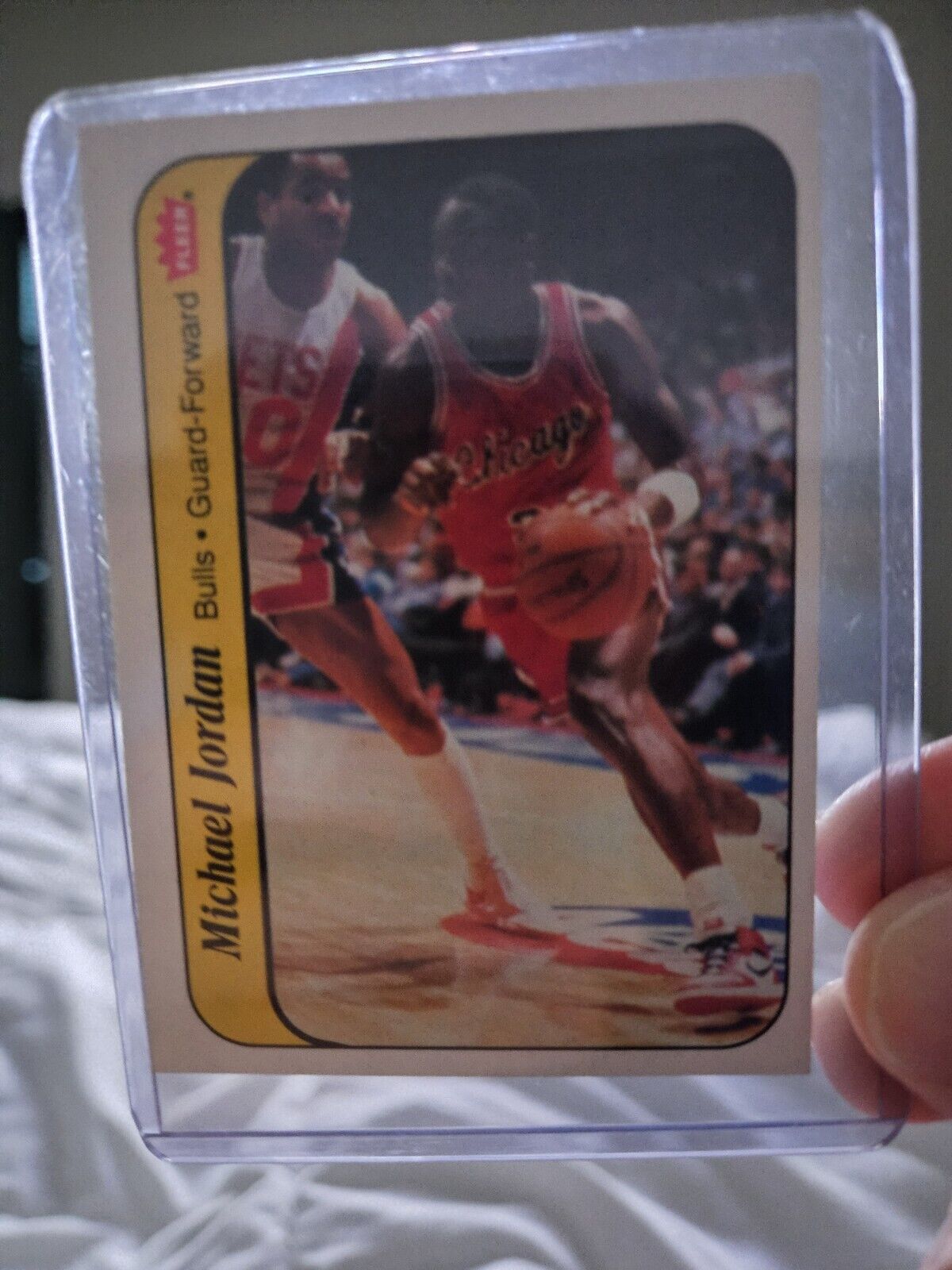 1986 Fleer Michael Jordan Sticker #8 Ungraded Excellent Condition | eBay