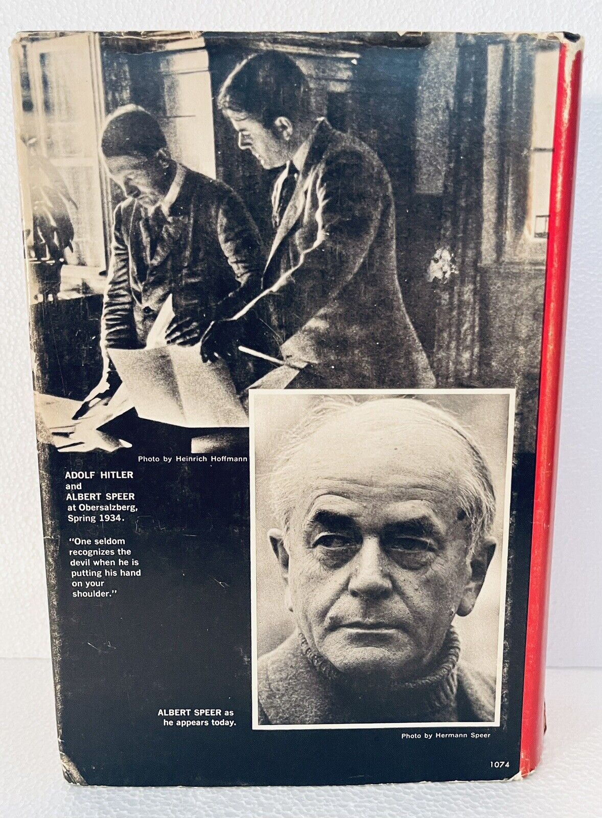 Albert Speer INSIDE THE THIRD REICH Memoirs 1970 Macmillan, NY First ...