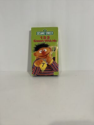 123 Count With Me VHS 1997 Tape VCR Video Tape Movie Sesame Street ...