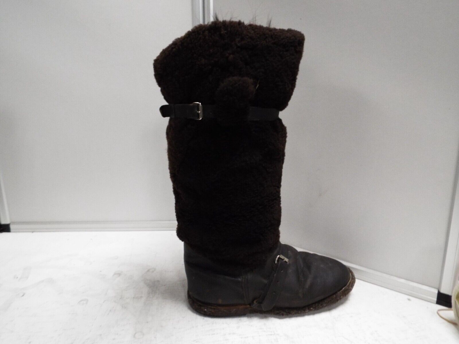 Soviet Russian wwll air force fur boots - image 4