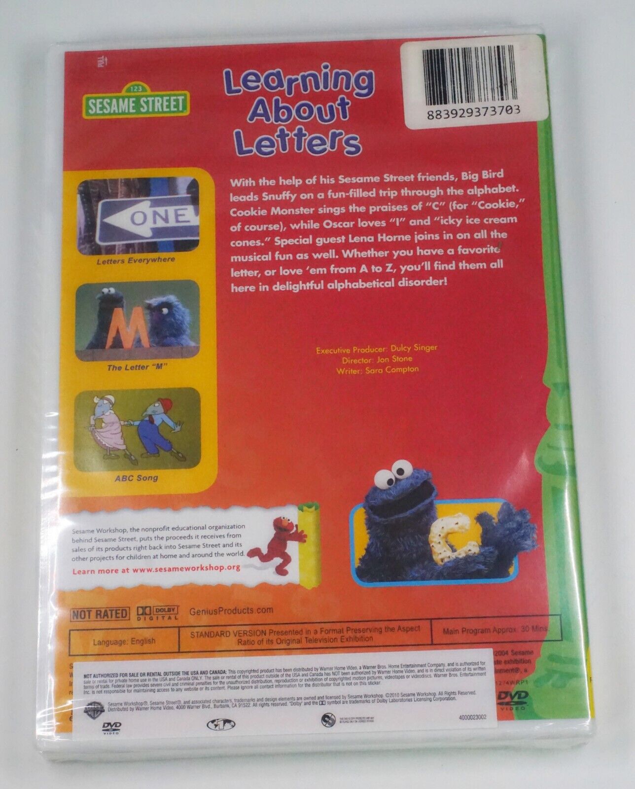 Sesame Street Learning About Letters Dvd Ebay