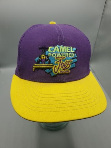 Joe s Camel Powered Racing Baseball Cap Purple Vi… - image 1