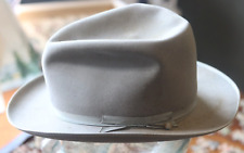 Vintage RESISTOL SELF-CONFORMING SILVERBELLY FEDORA Byer-Rolnick Size 6 7/8