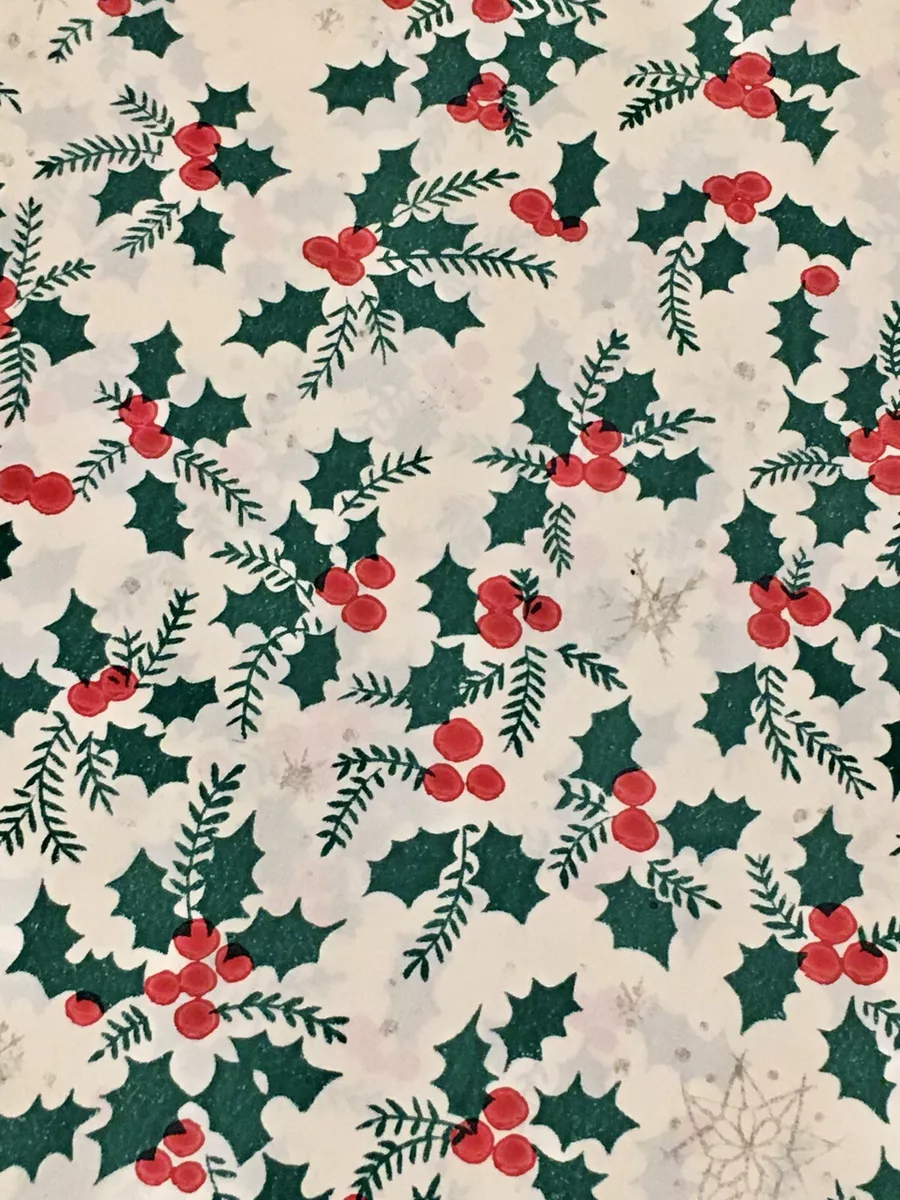 Red Snowflake Christmas Wrapping Paper