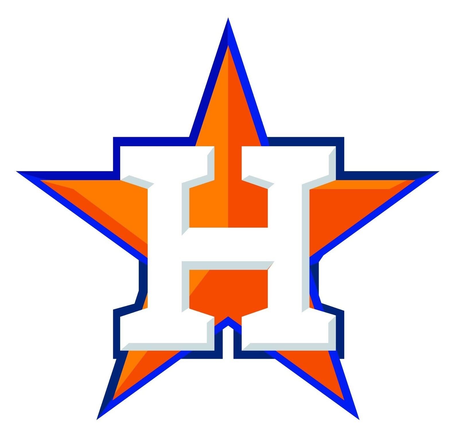 Houston Astros Logo - Die Cut Laminated Vinyl Sticker/Decal MLB | eBay