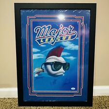 Sheen Bernsen Berenger Signed Framed 18.5x24.5  Major League Movie Poster JSA