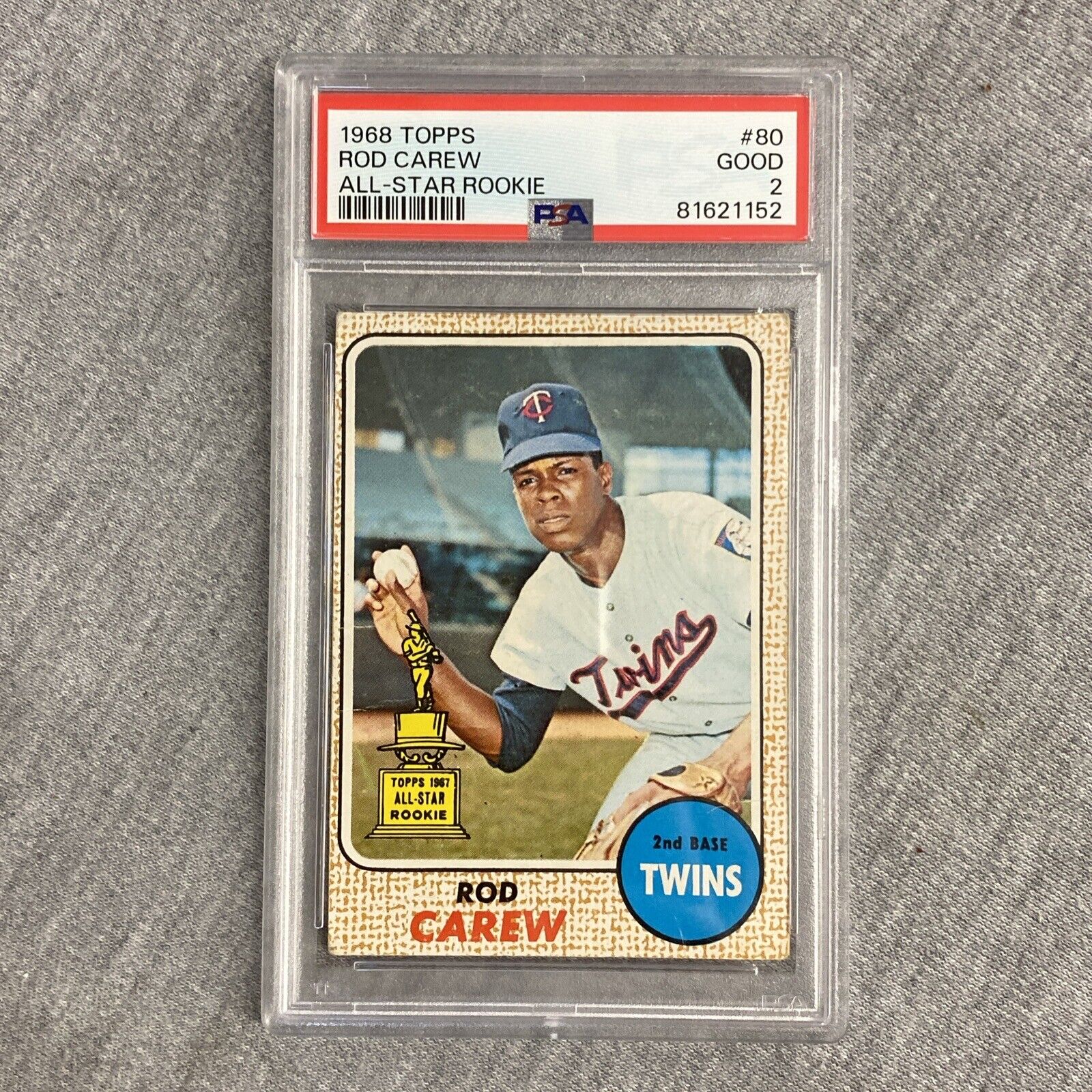 1968 Topps #80 Rod Carew All-Star Rookie PSA 2 GOOD | eBay