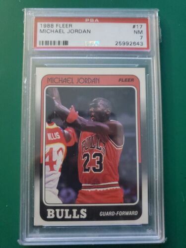 1988 Fleer Michael Jordan Psa 7 | eBay image.