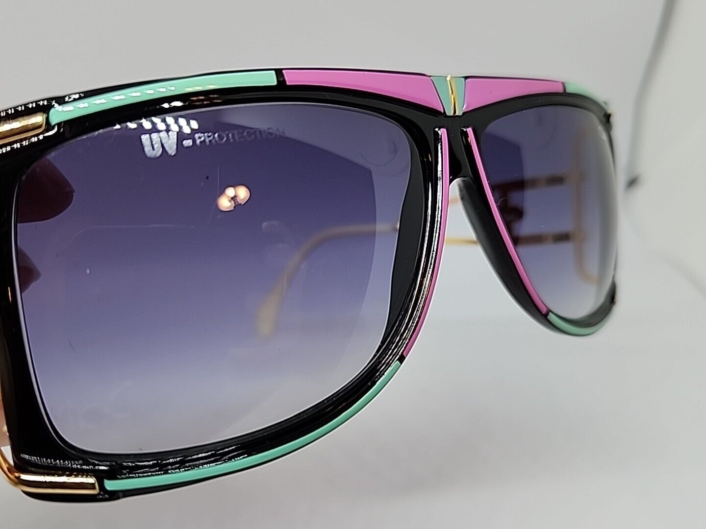 CAZAL Model 866 Pink & Teal VINTAGE Sunglasses - … - image 14