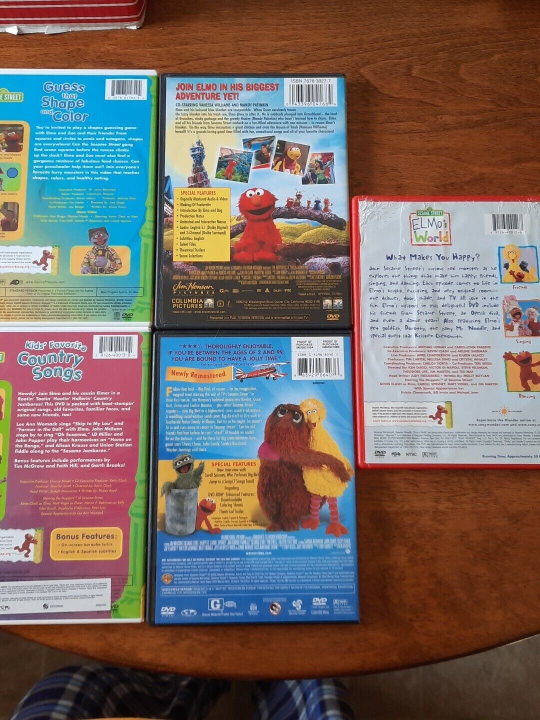 Sesame Street- DVD set Elmo and Big Bird, | Grelly USA