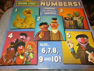 1977 SESAME STREET Numbers LP CTW 22079 Children's VG-/VG- | eBay