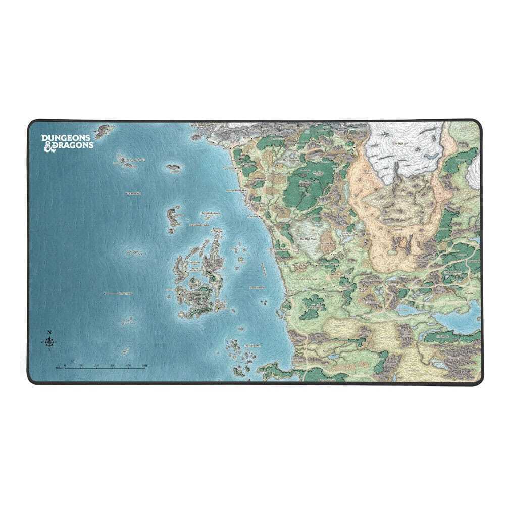 Dungeons & Dragons XL Mousepad Faerun Map | eBay